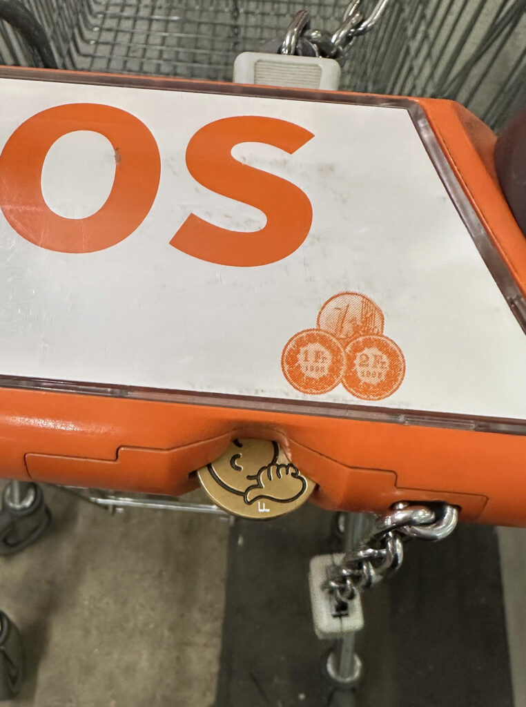 einkaufswagen mit komplimento